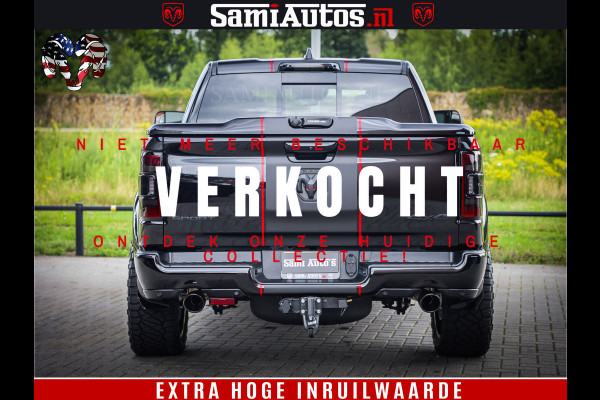 Dodge Ram 1500 GT EDITION | 5.7 V8 HEMI | VIRTUAL COCKPIT | HEAD-UP | ADAPTIVE CRUISE | 360 CAMERA | TRX PACK | Comfortabele Dubbele Cabine met Royale 5 Zitplaatsen | BPM vrij BPM vrij | Nu Leverbaar uit Voorraad | Voorraad Nr 2436