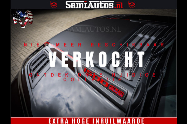 Dodge Ram 1500 GT EDITION | 5.7 V8 HEMI | VIRTUAL COCKPIT | HEAD-UP | ADAPTIVE CRUISE | 360 CAMERA | TRX PACK | Comfortabele Dubbele Cabine met Royale 5 Zitplaatsen | BPM vrij BPM vrij | Nu Leverbaar uit Voorraad | Voorraad Nr 2436