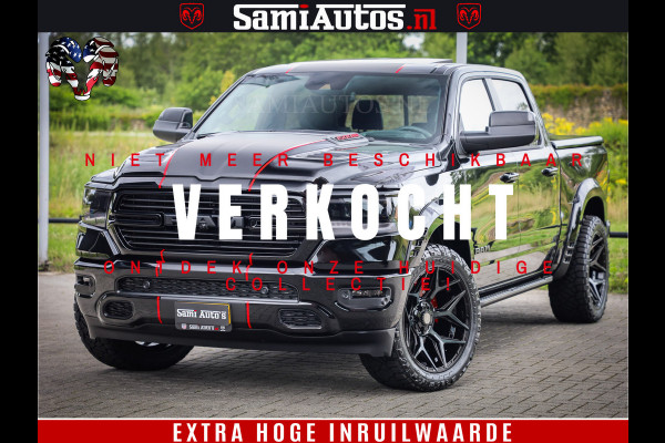 Dodge Ram 1500 GT EDITION | 5.7 V8 HEMI | VIRTUAL COCKPIT | HEAD-UP | ADAPTIVE CRUISE | 360 CAMERA | TRX PACK | Comfortabele Dubbele Cabine met Royale 5 Zitplaatsen | BPM vrij BPM vrij | Nu Leverbaar uit Voorraad | Voorraad Nr 2436