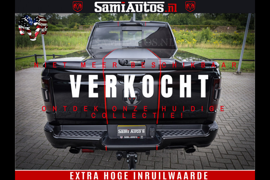 Dodge Ram 1500 GT EDITION | 5.7 V8 HEMI | VIRTUAL COCKPIT | HEAD-UP | ADAPTIVE CRUISE | 360 CAMERA | TRX PACK | Comfortabele Dubbele Cabine met Royale 5 Zitplaatsen | BPM vrij BPM vrij | Nu Leverbaar uit Voorraad | Voorraad Nr 2436