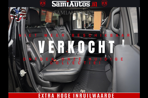 Dodge Ram 1500 GT EDITION | 5.7 V8 HEMI | VIRTUAL COCKPIT | HEAD-UP | ADAPTIVE CRUISE | 360 CAMERA | TRX PACK | Comfortabele Dubbele Cabine met Royale 5 Zitplaatsen | BPM vrij BPM vrij | Nu Leverbaar uit Voorraad | Voorraad Nr 2436