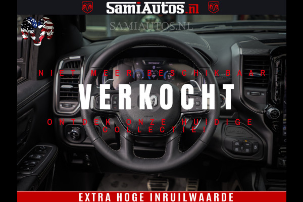 Dodge Ram 1500 GT EDITION | 5.7 V8 HEMI | VIRTUAL COCKPIT | HEAD-UP | ADAPTIVE CRUISE | 360 CAMERA | TRX PACK | Comfortabele Dubbele Cabine met Royale 5 Zitplaatsen | BPM vrij BPM vrij | Nu Leverbaar uit Voorraad | Voorraad Nr 2436
