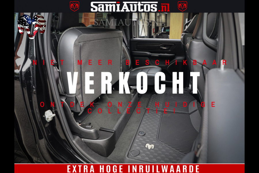Dodge Ram 1500 GT EDITION | 5.7 V8 HEMI | VIRTUAL COCKPIT | HEAD-UP | ADAPTIVE CRUISE | 360 CAMERA | TRX PACK | Comfortabele Dubbele Cabine met Royale 5 Zitplaatsen | BPM vrij BPM vrij | Nu Leverbaar uit Voorraad | Voorraad Nr 2436