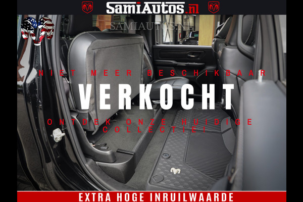 Dodge Ram 1500 GT EDITION | 5.7 V8 HEMI | VIRTUAL COCKPIT | HEAD-UP | ADAPTIVE CRUISE | 360 CAMERA | TRX PACK | Comfortabele Dubbele Cabine met Royale 5 Zitplaatsen | BPM vrij BPM vrij | Nu Leverbaar uit Voorraad | Voorraad Nr 2436