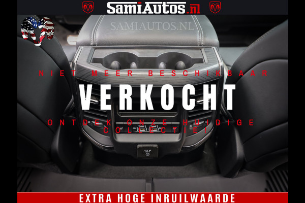 Dodge Ram 1500 GT EDITION | 5.7 V8 HEMI | VIRTUAL COCKPIT | HEAD-UP | ADAPTIVE CRUISE | 360 CAMERA | TRX PACK | Comfortabele Dubbele Cabine met Royale 5 Zitplaatsen | BPM vrij BPM vrij | Nu Leverbaar uit Voorraad | Voorraad Nr 2436