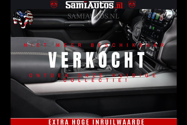 Dodge Ram 1500 GT EDITION | 5.7 V8 HEMI | VIRTUAL COCKPIT | HEAD-UP | ADAPTIVE CRUISE | 360 CAMERA | TRX PACK | Comfortabele Dubbele Cabine met Royale 5 Zitplaatsen | BPM vrij BPM vrij | Nu Leverbaar uit Voorraad | Voorraad Nr 2436