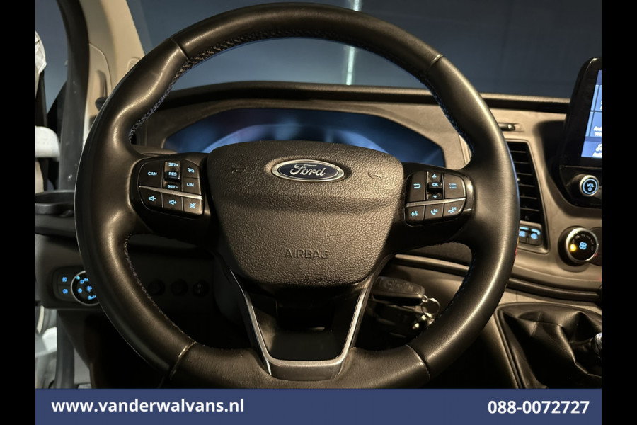 Ford Transit Custom 2.0 TDCI 130pk L2H1 Euro6 Airco | Camera | Apple Carplay | Android Auto | LED | Cruisecontrol 2800kg Trekhaak, Verwarmde voorruit, Stoelverwarming, Parkeersensoren