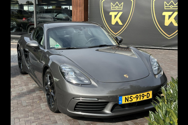 Porsche 718 Cayman 2.0 Sportchrono Adapt. Cruise BOSE Stuurverw. CarPlay Keyless LED 20”LM Agaatgrijs