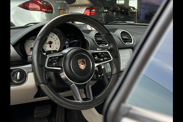 Porsche 718 Cayman 2.0 Sportchrono Adapt. Cruise BOSE Stuurverw. CarPlay Keyless LED 20”LM Agaatgrijs