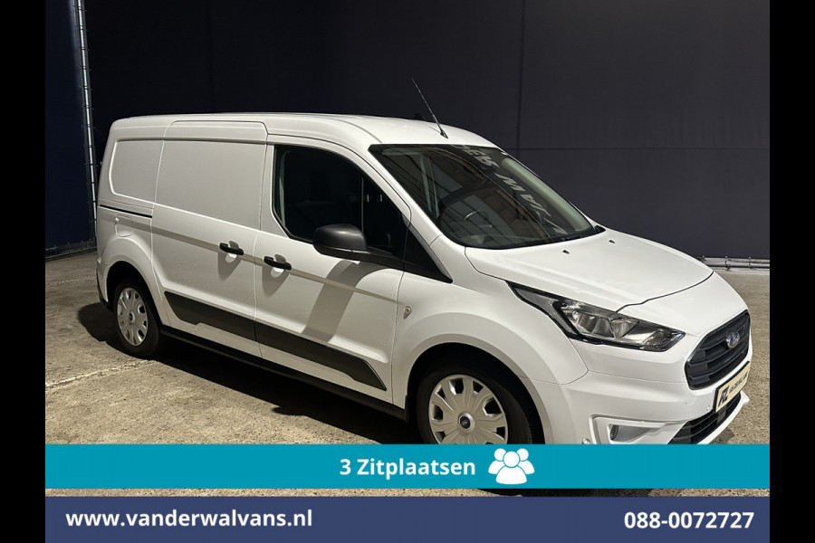 Ford Transit Connect 1.5 EcoBlue 100pk L2H1 Euro6 Airco | 3-Zits | Cruisecontrol | Stoelverwarming | Verwarmde voorruit Parkeersensoren, Bijrijdersbank