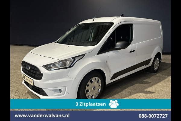 Ford Transit Connect 1.5 EcoBlue 100pk L2H1 Euro6 Airco | 3-Zits | Cruisecontrol | Stoelverwarming | Verwarmde voorruit Parkeersensoren, Bijrijdersbank