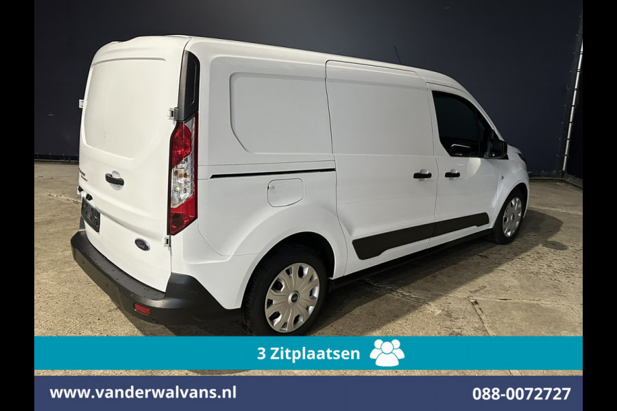 Ford Transit Connect 1.5 EcoBlue 100pk L2H1 Euro6 Airco | 3-Zits | Cruisecontrol | Stoelverwarming | Verwarmde voorruit Parkeersensoren, Bijrijdersbank