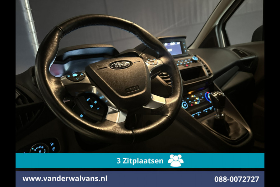 Ford Transit Connect 1.5 EcoBlue 100pk L2H1 Euro6 Airco | 3-Zits | Cruisecontrol | Stoelverwarming | Verwarmde voorruit Parkeersensoren, Bijrijdersbank