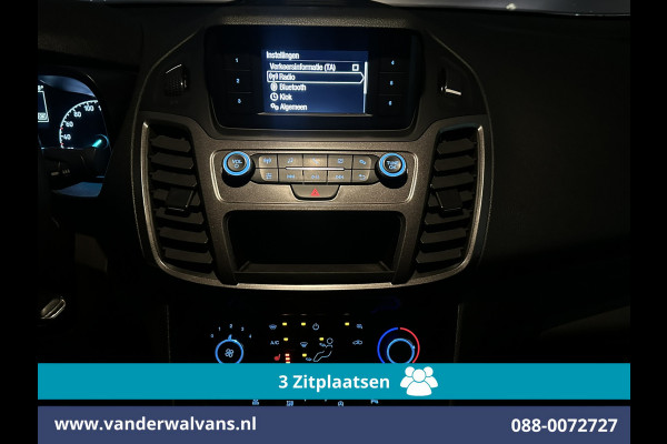Ford Transit Connect 1.5 EcoBlue 100pk L2H1 Euro6 Airco | 3-Zits | Cruisecontrol | Stoelverwarming | Verwarmde voorruit Parkeersensoren, Bijrijdersbank