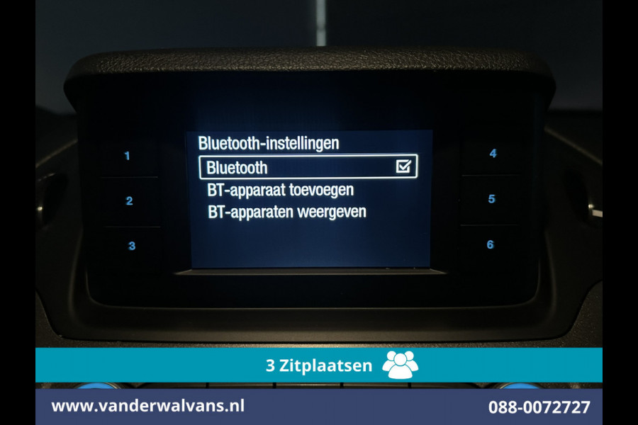 Ford Transit Connect 1.5 EcoBlue 100pk L2H1 Euro6 Airco | 3-Zits | Cruisecontrol | Stoelverwarming | Verwarmde voorruit Parkeersensoren, Bijrijdersbank