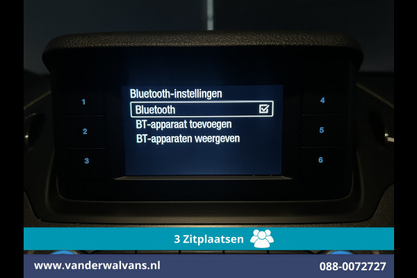 Ford Transit Connect 1.5 EcoBlue 100pk L2H1 Euro6 Airco | 3-Zits | Cruisecontrol | Stoelverwarming | Verwarmde voorruit Parkeersensoren, Bijrijdersbank