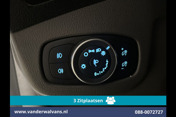 Ford Transit Connect 1.5 EcoBlue 100pk L2H1 Euro6 Airco | 3-Zits | Cruisecontrol | Stoelverwarming | Verwarmde voorruit Parkeersensoren, Bijrijdersbank