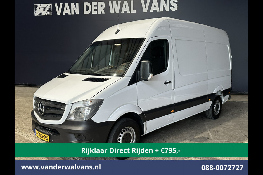 Mercedes-Benz Sprinter 316 CDI 163pk L2H2 Euro6 *Rijklaar Direct Rijden* Airco | 2800kg trekhaak | Cruisecontrol | Parkeersensoren zijdeur Mercedes-Benz Sprinter 316 CDI 163pk L2H2 Euro6 *Rijklaar Direct Rijden* Airco | 2800kg trekhaak | Cruisecontrol | Parkeersensoren zijdeur