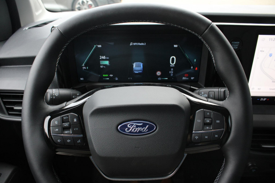 Ford E-Transit Courier Limited 44 kWh 136pk | Ford Voorraad | Trekhaak | Driver Assistance Pack met Navigatie | Led laadruimte verlichting | Laadvloerbescherming Rubber