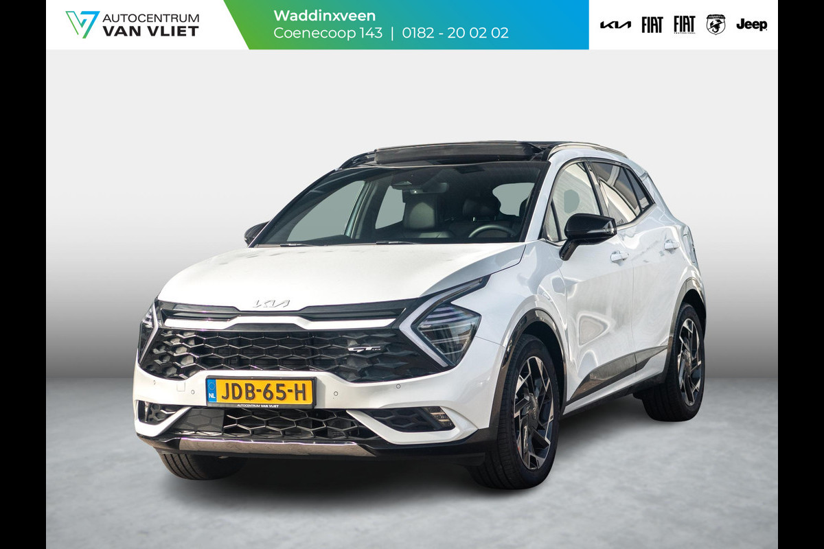 Kia Sportage 1.6 T-GDi Plug-in Hybrid AWD GT-Line | Uit voorraad leverbaar | Clima | Stoel-/stuurverwarming | Schuif-/kanteldak | Carplay | Navi | Adapt. Cruise | 19'' Kia Sportage 1.6 T-GDi Plug-in Hybrid AWD GT-Line | Uit voorraad leverbaar | Clima | Stoel-/stuurverwarming | Schuif-/kanteldak | Carplay | Navi | Adapt. Cruise | 19''