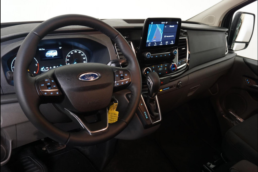 Ford Transit Custom 130pk L2H1 Limited Dubbele cabine Automaat Navi Airco 2 Schuifdeuren Trekhaak PDC Carplay DAB