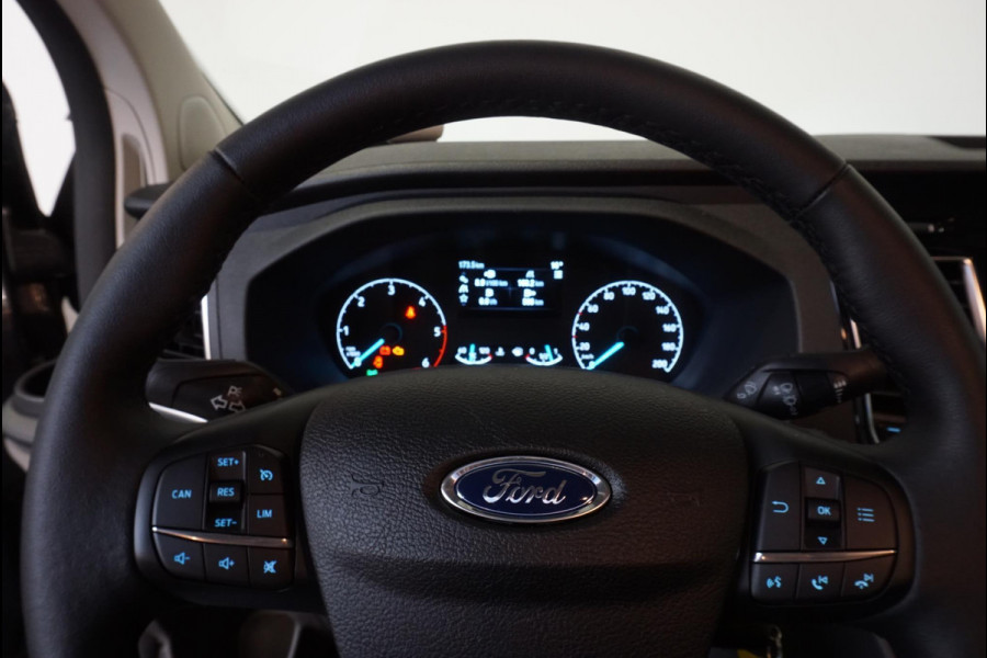 Ford Transit Custom 130pk L2H1 Limited Dubbele cabine Automaat Navi Airco 2 Schuifdeuren Trekhaak PDC Carplay DAB