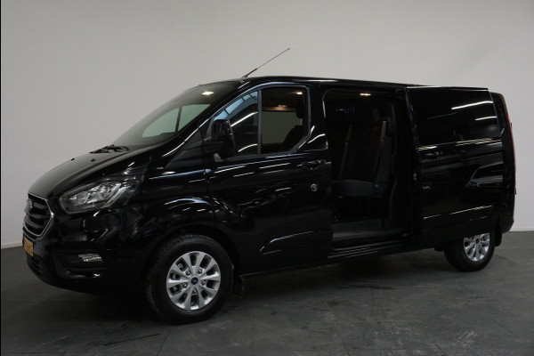 Ford Transit Custom 130pk L2H1 Limited Dubbele cabine Automaat Navi Airco 2 Schuifdeuren Trekhaak PDC Carplay DAB