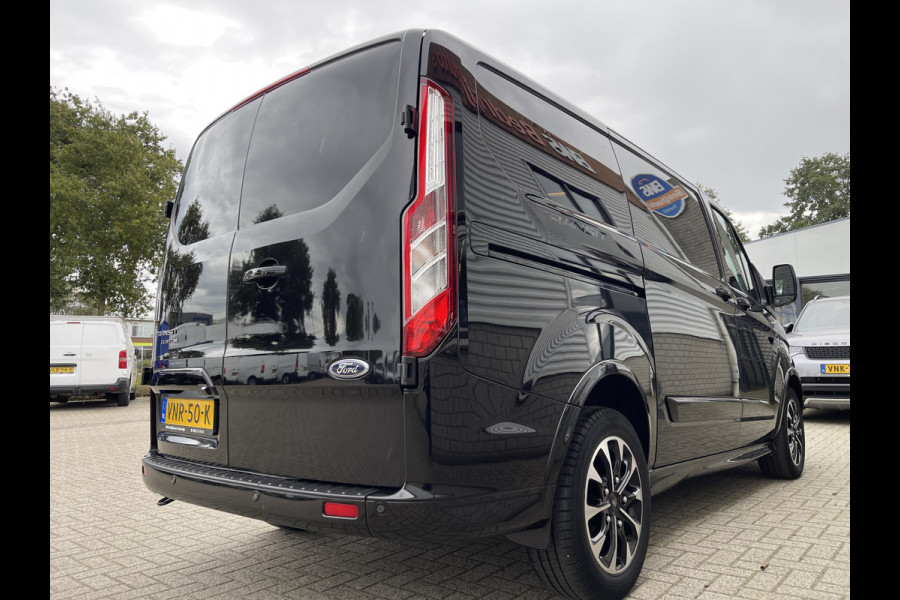 Ford Transit Custom 320 2.0 TDCI 185pk automaat L1H1 Sport / vaste prijs rijklaar € 22.950 ex btw / lease vanaf € 375 / half leer / airco / cruise / navi / camera / stoelverwarming !