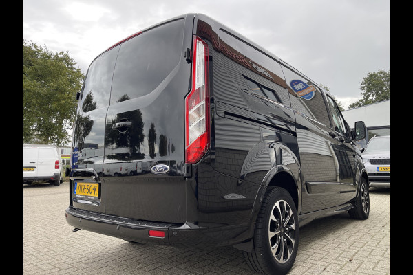 Ford Transit Custom 320 2.0 TDCI 185pk automaat L1H1 Sport / vaste prijs rijklaar € 22.950 ex btw / lease vanaf € 375 / half leer / airco / cruise / navi / camera / stoelverwarming !