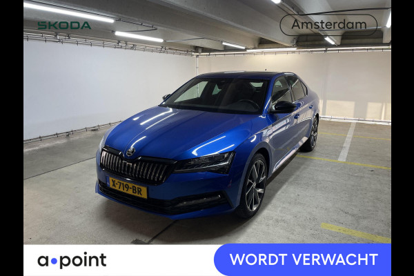 Škoda Superb 1.4 TSI iV Sportline Business 218pk | Verlengde garantie | 19 inch Vega | Camera voor + achter | Navigatie | Electr.trekhaak