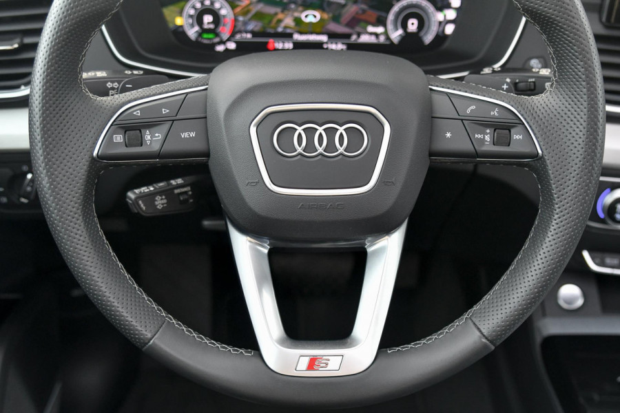 Audi Q5 55 TFSI e quattro Competition. Pano, ACC, 360, Trekh, B&O, Matrix, Sfeer, Keyless, Dodeh, CarPlay!