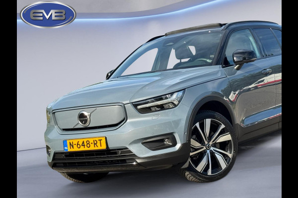 Volvo XC40 Recharge Pro, panoramadak, 360 camera, 20 inch, stoelverwarming,vele opties, 1e eigenaar, nl auto met nap