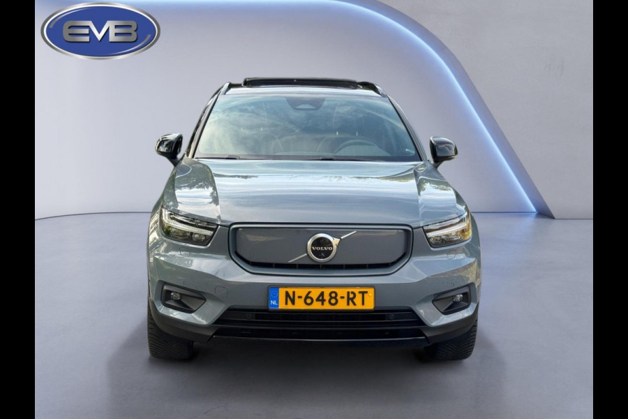 Volvo XC40 Recharge Pro, panoramadak, 360 camera, 20 inch, stoelverwarming,vele opties, 1e eigenaar, nl auto met nap