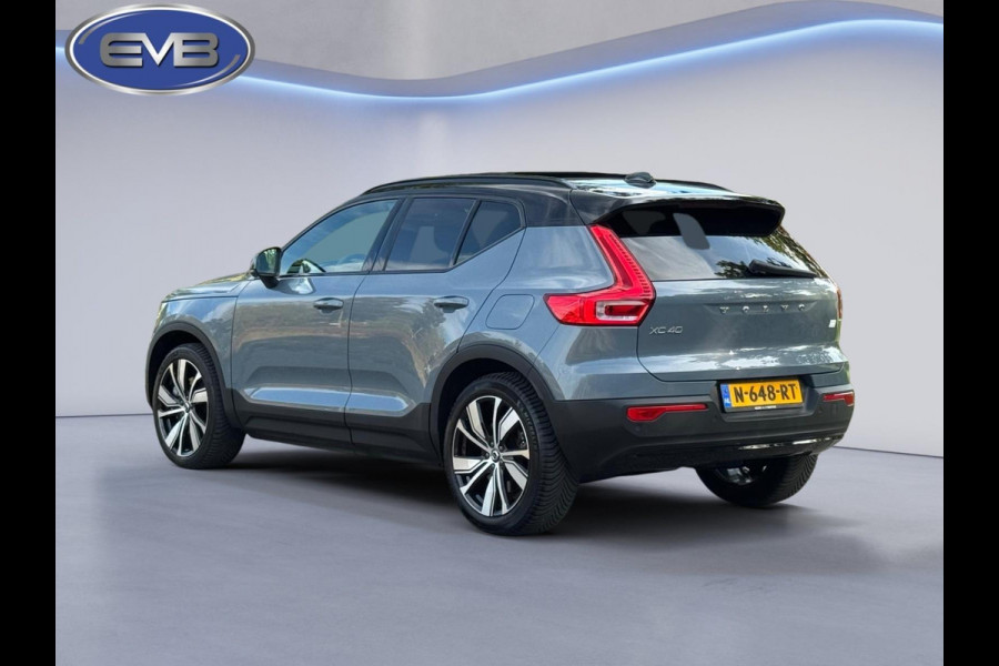 Volvo XC40 Recharge Pro, panoramadak, 360 camera, 20 inch, stoelverwarming,vele opties, 1e eigenaar, nl auto met nap