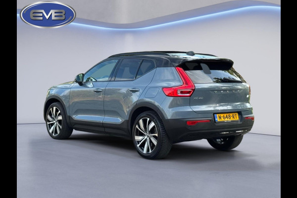 Volvo XC40 Recharge Pro, panoramadak, 360 camera, 20 inch, stoelverwarming,vele opties, 1e eigenaar, nl auto met nap
