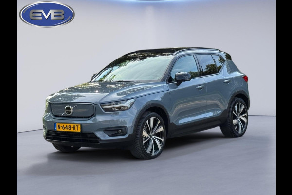 Volvo XC40 Recharge Pro, panoramadak, 360 camera, 20 inch, stoelverwarming,vele opties, 1e eigenaar, nl auto met nap