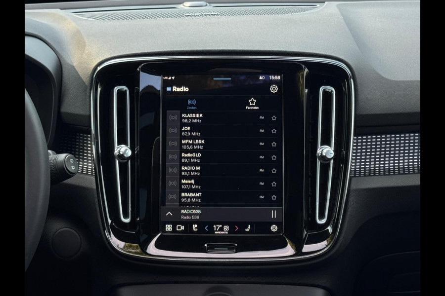 Volvo XC40 Recharge Pro, panoramadak, 360 camera, 20 inch, stoelverwarming,vele opties, 1e eigenaar, nl auto met nap
