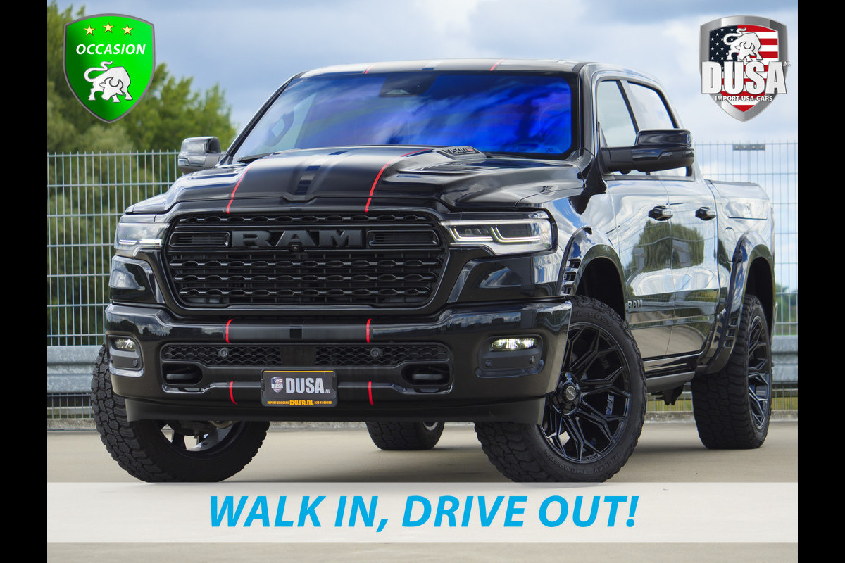 Dodge Ram | 1500 | Limited | 3.0L Twin-Turbo I6 | High Output | BPM-VRIJ | Passenger Display | 14,4 Touch Screen | LPG | RAMBOX Getoonde accessoires zijn verkrijgbaar tegen meerprijs Dodge Ram | 1500 | Limited | 3.0L Twin-Turbo I6 | High Output | BPM-VRIJ | Passenger Display | 14,4 Touch Screen | LPG | RAMBOX Getoonde accessoires zijn verkrijgbaar tegen meerprijs