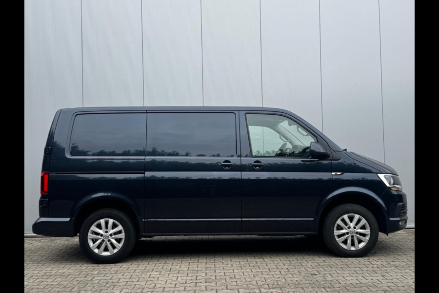 Volkswagen Transporter 2.0TDI 150PK AUTOMAAT HIGHLINE CARPLAY AIRCO TREKHAAK ZEER NETTE BUS! NAP ORIGINEEL NEDERLANDS