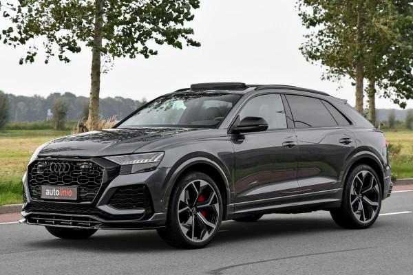 Audi Q8 4.0 TFSI RS Q8 quattro. Maxton, Pano, Softcl, Carbon, Alcantara hemel, 4W sturing, Koeling, Leder Design, Trekh, HUD, 360!