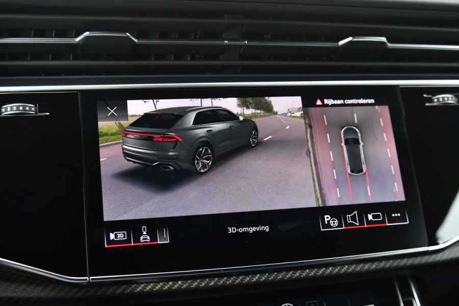Audi Q8 4.0 TFSI RS Q8 quattro. Maxton, Pano, Softcl, Carbon, Alcantara hemel, 4W sturing, Koeling, Leder Design, Trekh, HUD, 360!