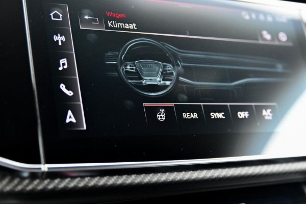 Audi Q8 4.0 TFSI RS Q8 quattro. Maxton, Pano, Softcl, Carbon, Alcantara hemel, 4W sturing, Koeling, Leder Design, Trekh, HUD, 360!