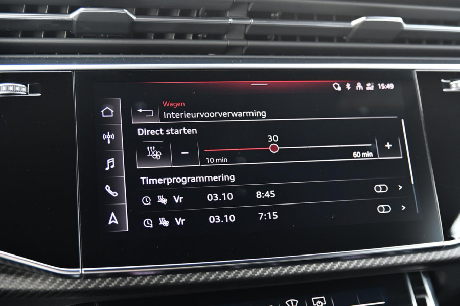 Audi Q8 4.0 TFSI RS Q8 quattro. Maxton, Pano, Softcl, Carbon, Alcantara hemel, 4W sturing, Koeling, Leder Design, Trekh, HUD, 360!