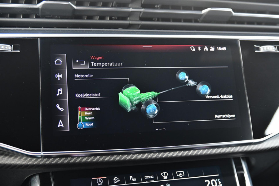 Audi Q8 4.0 TFSI RS Q8 quattro. Maxton, Pano, Softcl, Carbon, Alcantara hemel, 4W sturing, Koeling, Leder Design, Trekh, HUD, 360!