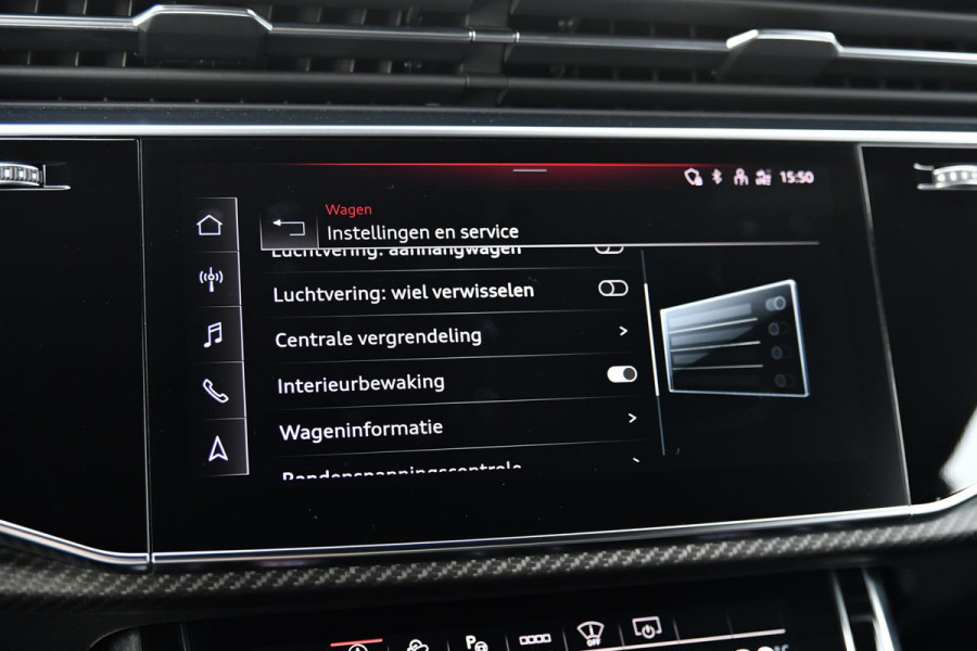 Audi Q8 4.0 TFSI RS Q8 quattro. Maxton, Pano, Softcl, Carbon, Alcantara hemel, 4W sturing, Koeling, Leder Design, Trekh, HUD, 360!