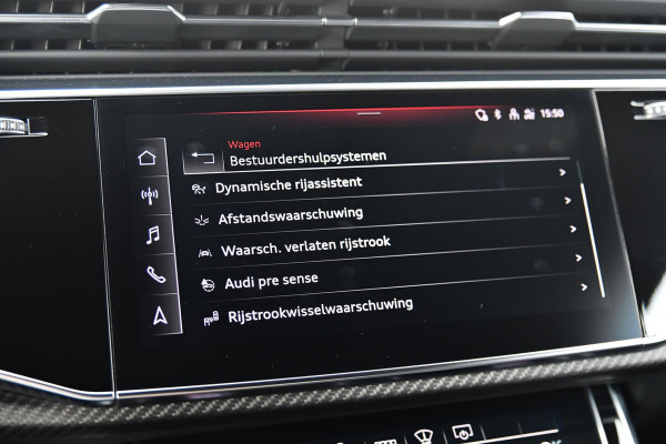 Audi Q8 4.0 TFSI RS Q8 quattro. Maxton, Pano, Softcl, Carbon, Alcantara hemel, 4W sturing, Koeling, Leder Design, Trekh, HUD, 360!