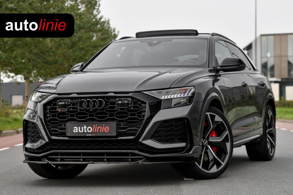 Audi Q8 4.0 TFSI RS Q8 quattro. Maxton, Pano, Softcl, Carbon, Alcantara hemel, 4W sturing, Koeling, Leder Design, Trekh, HUD, 360!