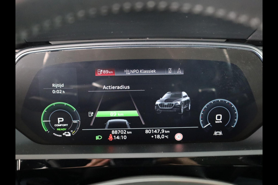 Audi e-tron e-tron 55 quattro advanced 95 kWh 408pk | Panoramadak | lederen bekleding | Assisten Tour pakket | Stoelen elektrisch verstelbaar met geheugen |  Bang & Olufsen Premium soundsystem