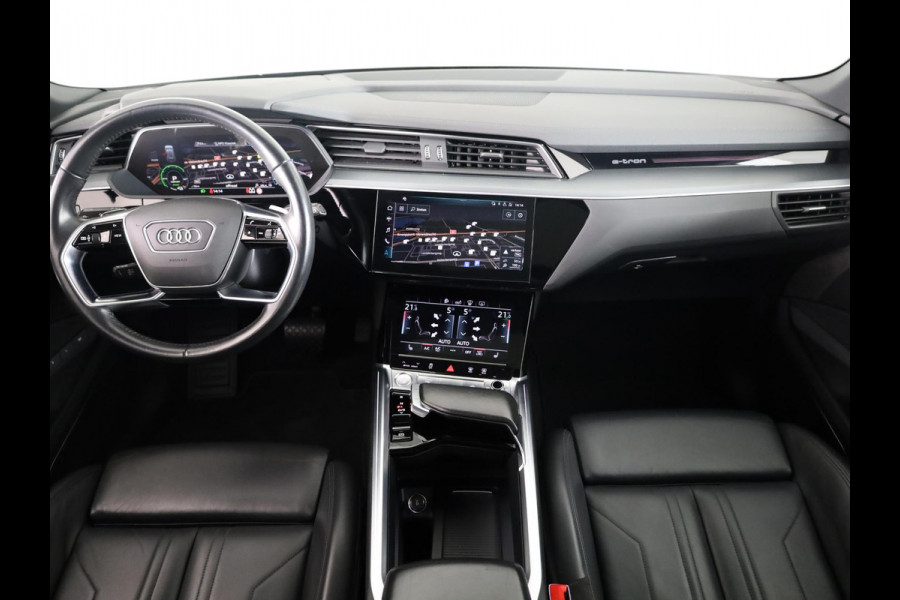 Audi e-tron e-tron 55 quattro advanced 95 kWh 408pk | Panoramadak | lederen bekleding | Assisten Tour pakket | Stoelen elektrisch verstelbaar met geheugen |  Bang & Olufsen Premium soundsystem