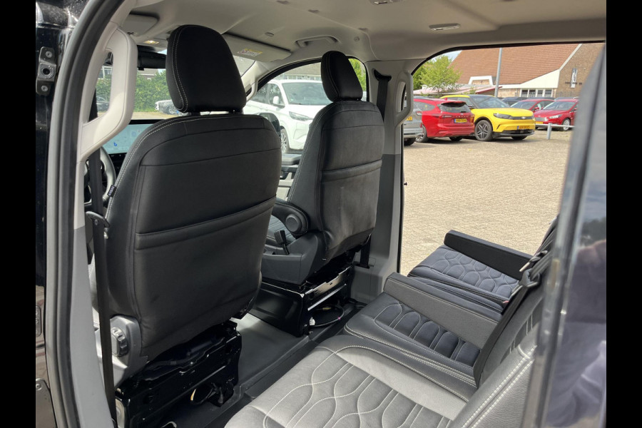 Ford Transit Custom 320 2.5 PHEV L2H1 Black Platinum DC Prijs is excl. BTW EN BPM | Ford Voorraad | SCI | Dubbele cabine Snoeks leder | Full led | Dubbele zij-schuifdeur | Direct uit voorraad leverbaar! | Full options